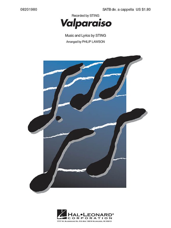 Sting: Valparaiso (SATB)