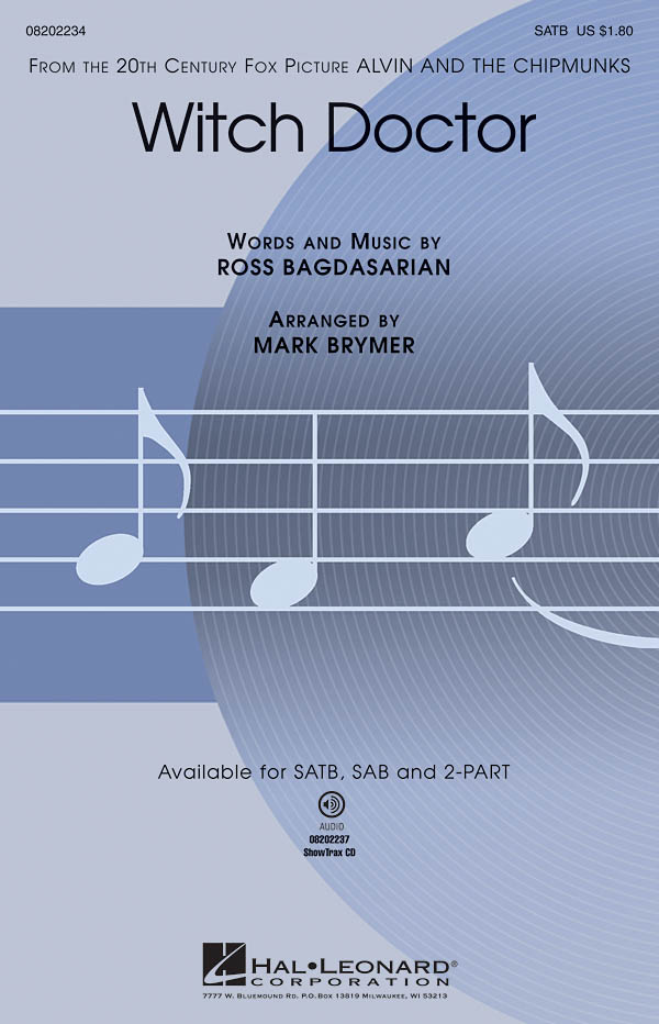 Witch Doctor (From "From Alvin And The Chipmunks") (Arr. Brymer) (SATB)