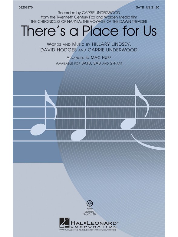 There's A Place For Us (Huff) Satb
