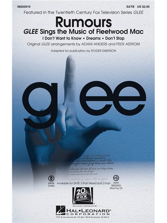 RUMOURS GLEE SINGS THE MUSIC OF FLEETWOOD MAC (EMERSON R) SATB CHORAL