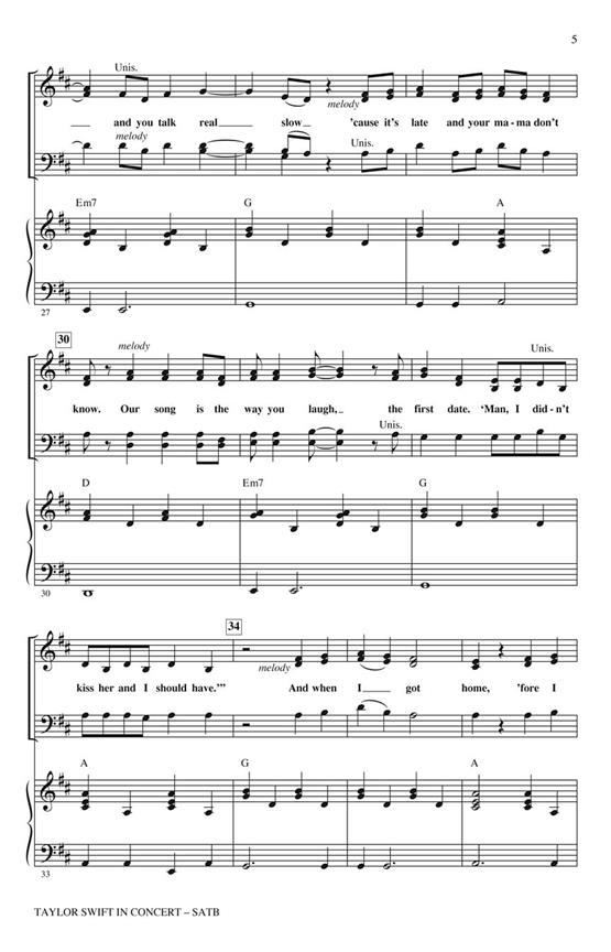 Taylor Swift in Concert : Medley