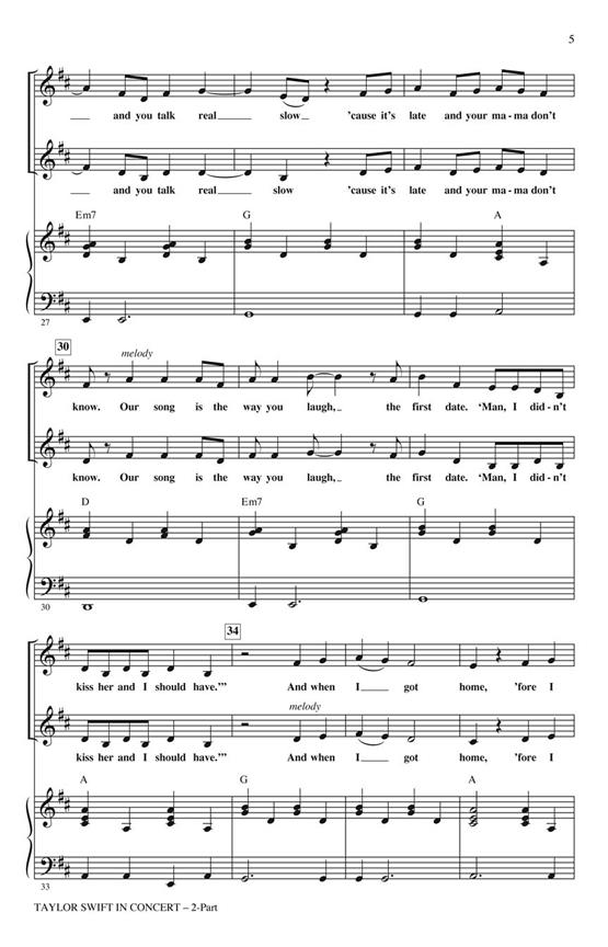 Taylor Swift in Concert : Medley