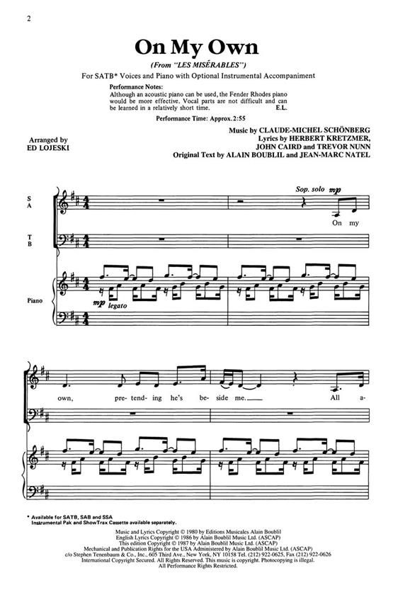 On My Own : from Les Misérables