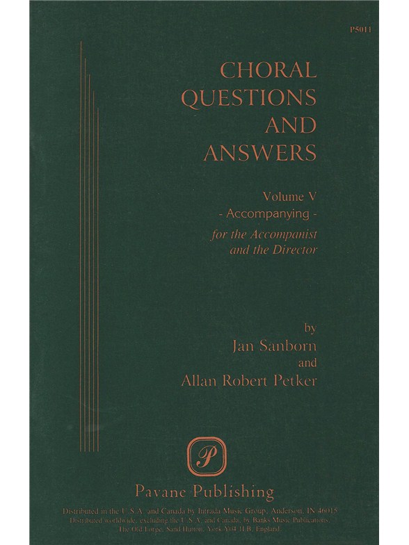 Choral Questions And Answers, Volume 5: Accompanying