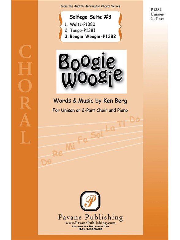 KEN BERG BOOGIE WOOGIE FROM SOLFEGE SUITE #3 2 PART CHORAL