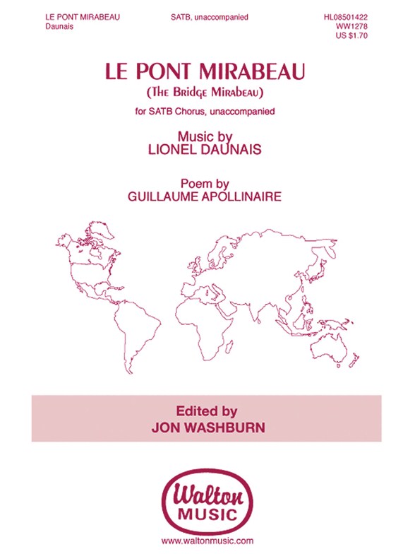 Lionel Daunais: Le Pont Mirabeau (The Bridge Mirabeau)