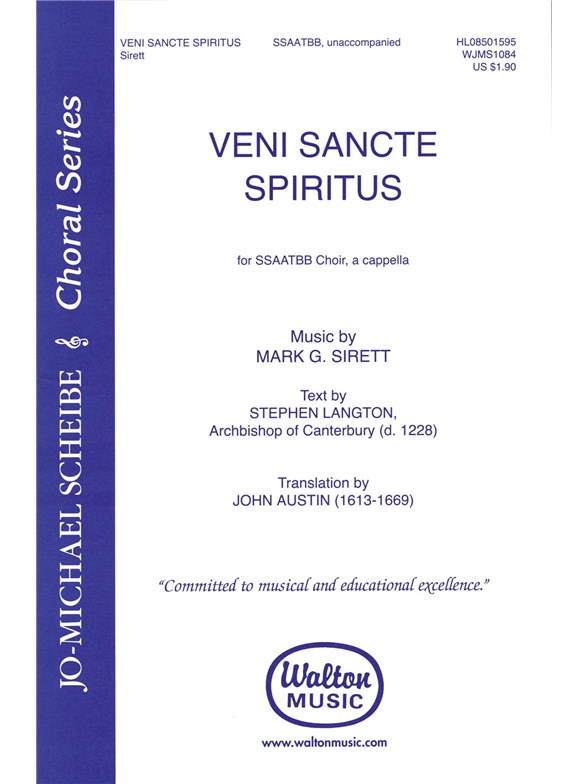 Mark Sirett: Veni, Sancte Spiritus (SSAATBB Choir, A Cappella)