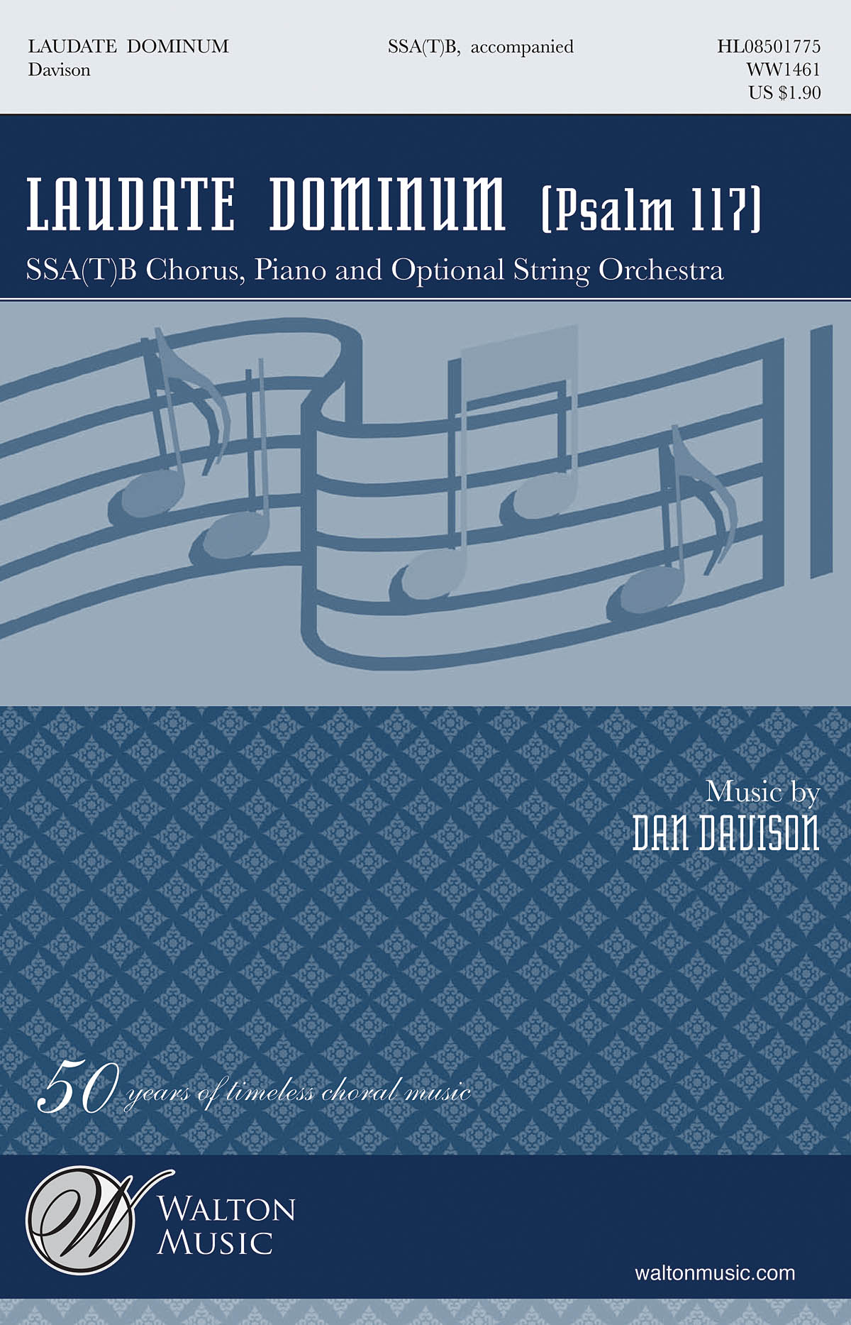 Davison Dan Laudate Dominum Psalm 117 Ssa(T)b Choral