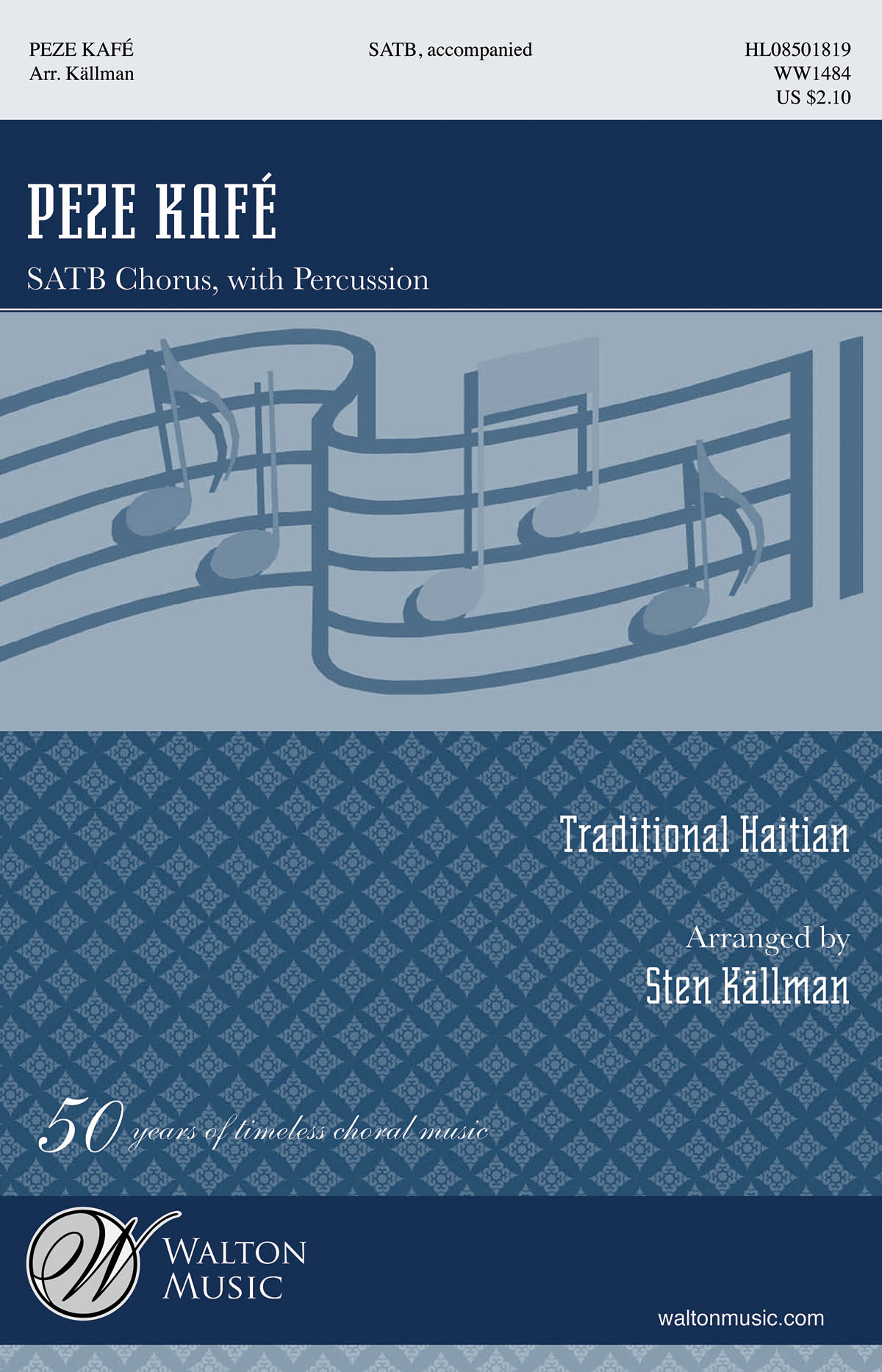 PEZE KAFE (ARR KALLMAN STEN) SATB CHOR