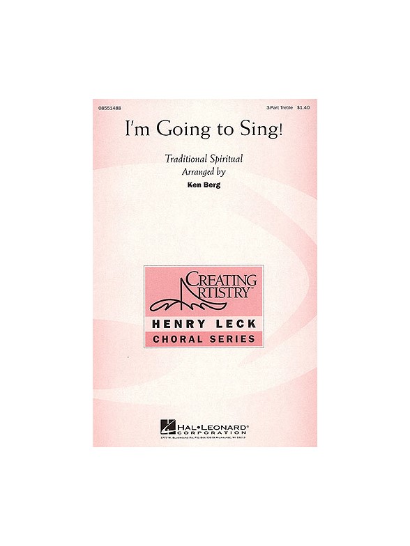 I'm Going to Sing!