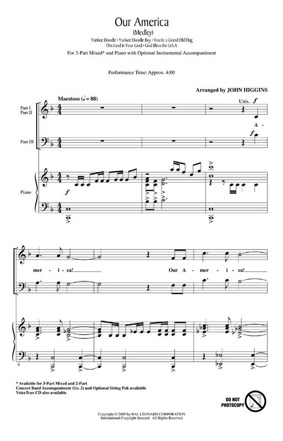 Our America : (Medley)
