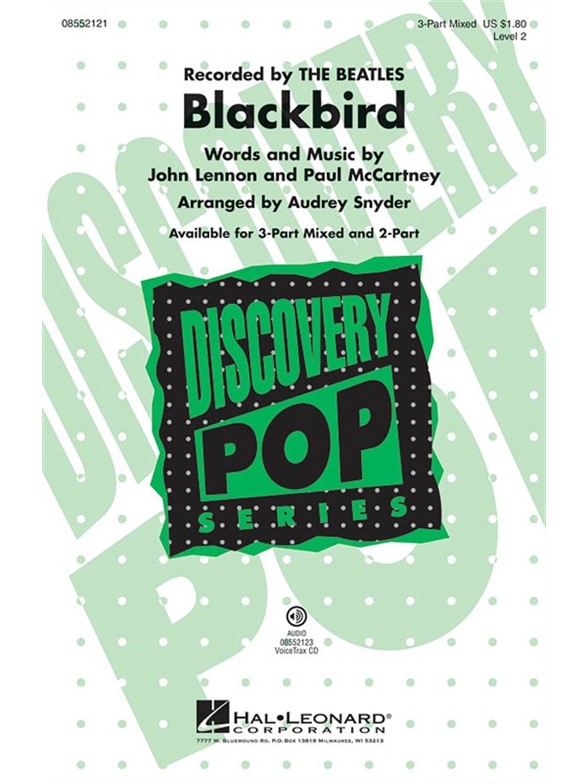 THE BEATLES BLACKBIRD (ARR SNYDER AUDREY) 3 PART MIXED CHORAL