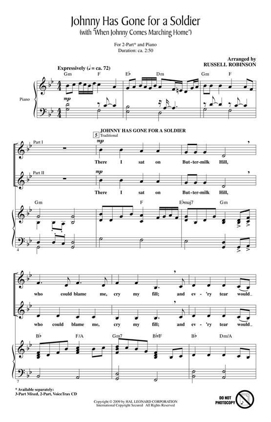 Johnny Has Gone for a Soldier : (with When Johnny Comes Marching Home) Discovery Level 2