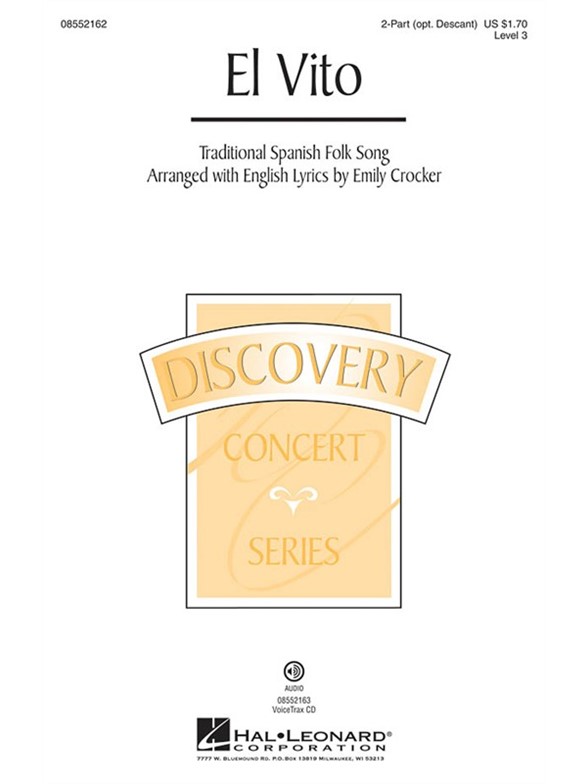 EL VITO (ARR EMILY CROCKER) 2 PART OPTIONAL DESCANT CHORAL