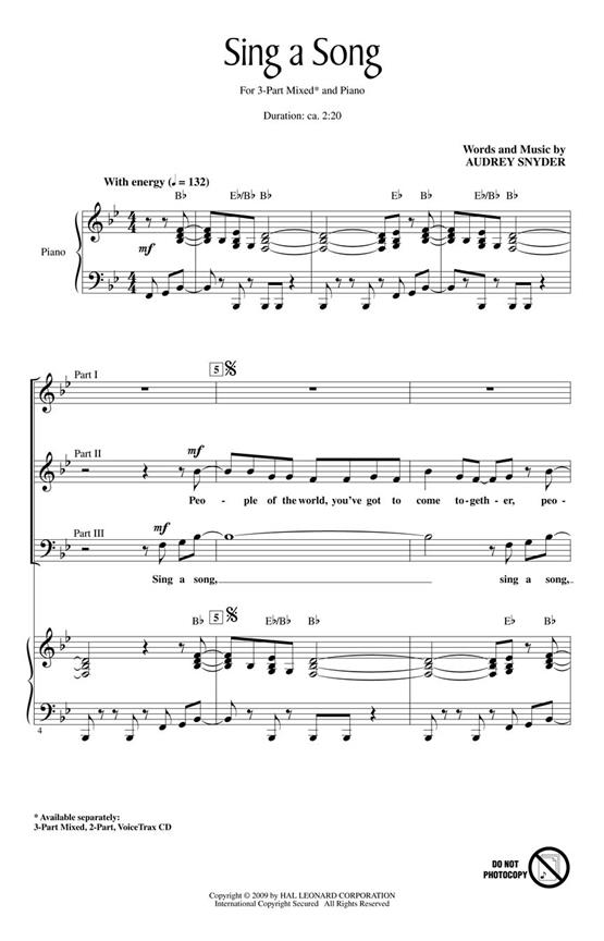 Sing a Song : Discovery Level 2
