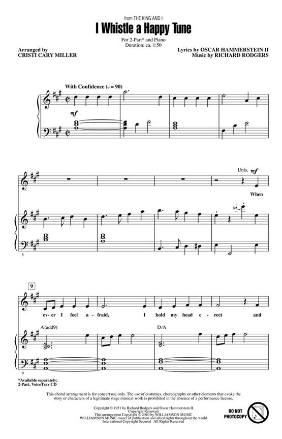 I Whistle a Happy Tune : from The King and I Discovery Level 1