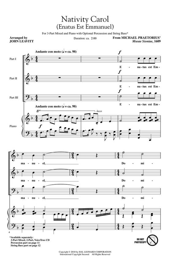 Nativity Carol : (Enatus est Emmanuel) Discovery Level 2