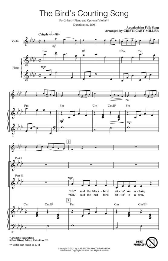 The Bird's Courting Song