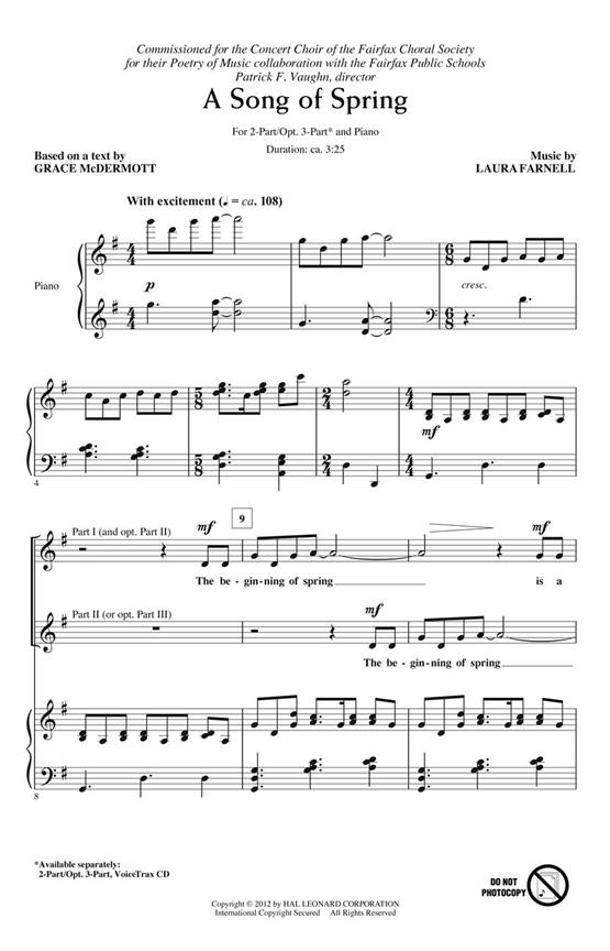 A Song of Spring : Discovery Level 2