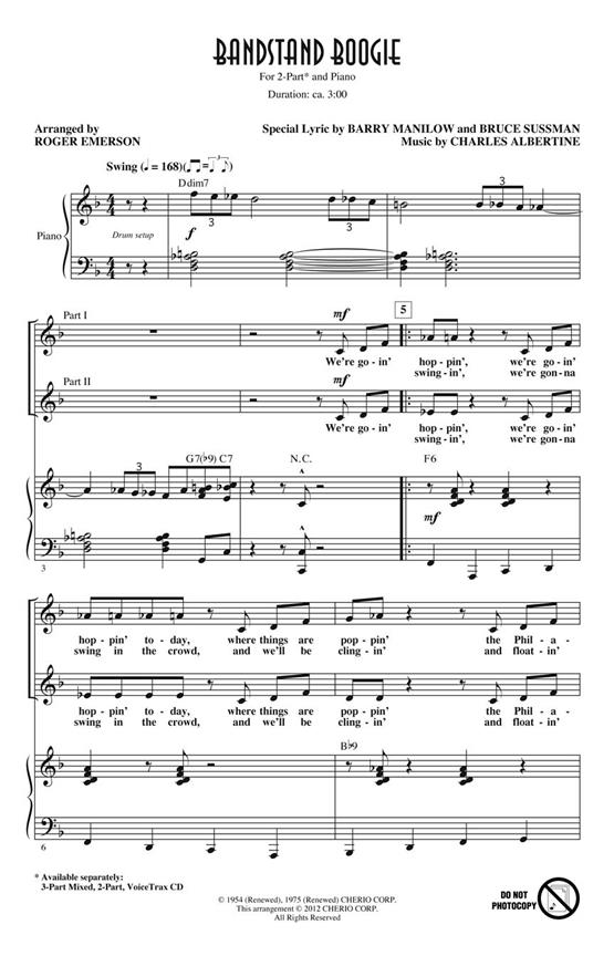 Bandstand Boogie : Discovery Level 3