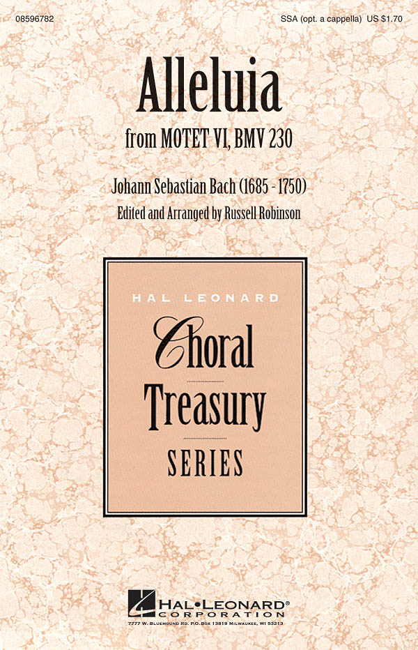 Alleluia : from Motet VI, BWV 23
