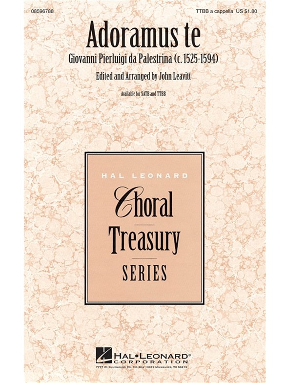 Giovanni Pierluigi da Palestrina: Adoramus Te (TTBB)