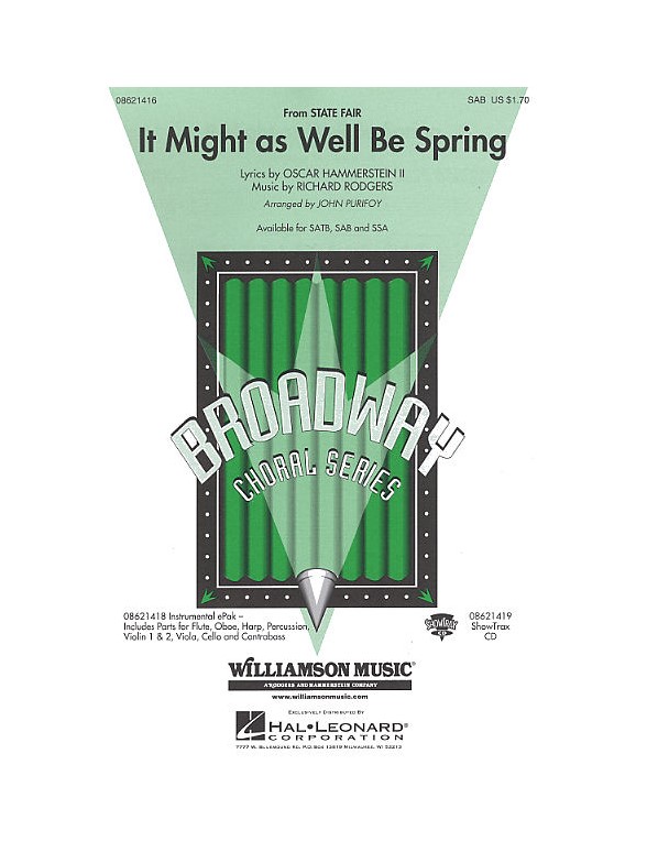 Richard Rodgers: It Might As Well Be Spring (State Fair) - SAB