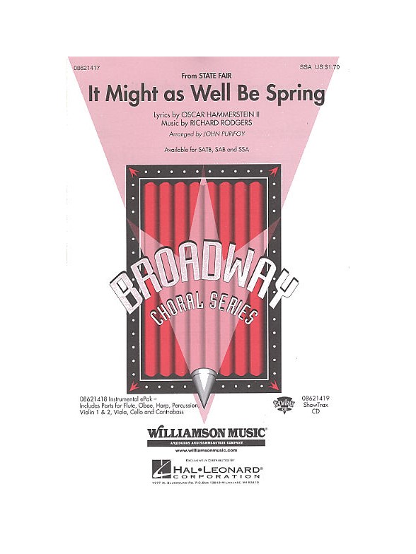 Richard Rodgers: It Might As Well Be Spring (State Fair) - SSA