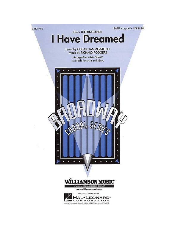 Rodgers And Hammerstein: I Have Dreamed (The King And I) (SATB)