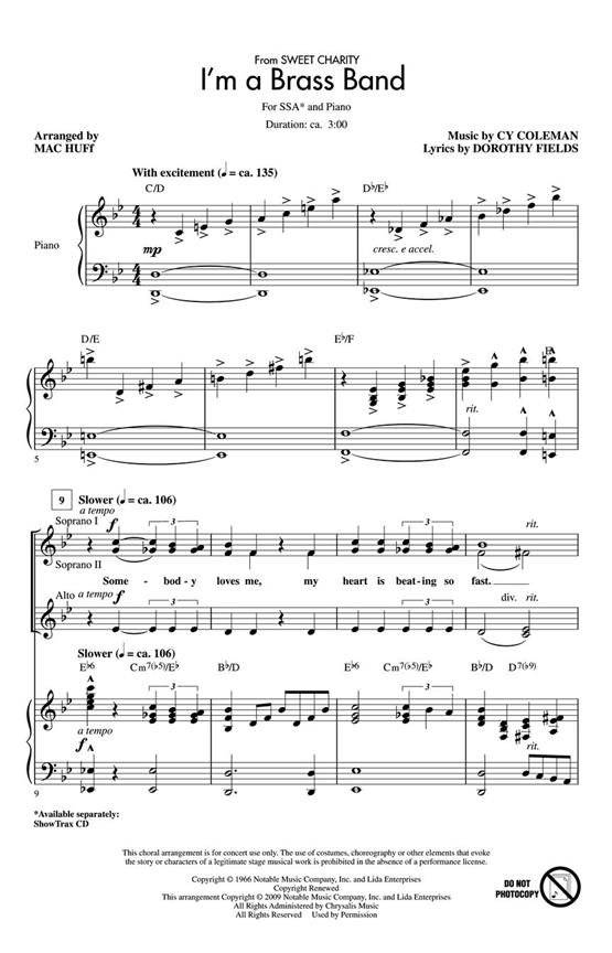 I'm a Brass Band : from Sweet Charity