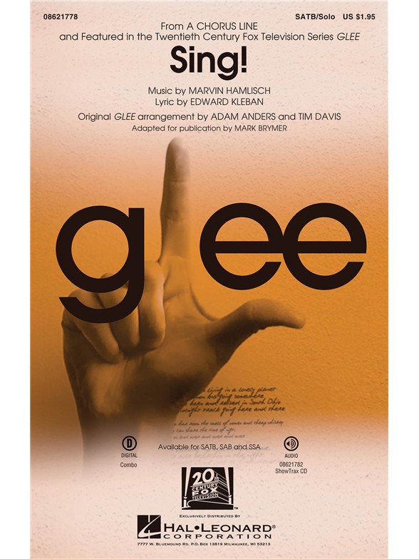 HAMLISCH/KLEBAN SING FROM A CHORUS LINE (BRYMER M) SATB CHORUS & SOLO