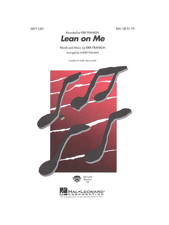 Kirk Franklin: Lean On Me (SSA)