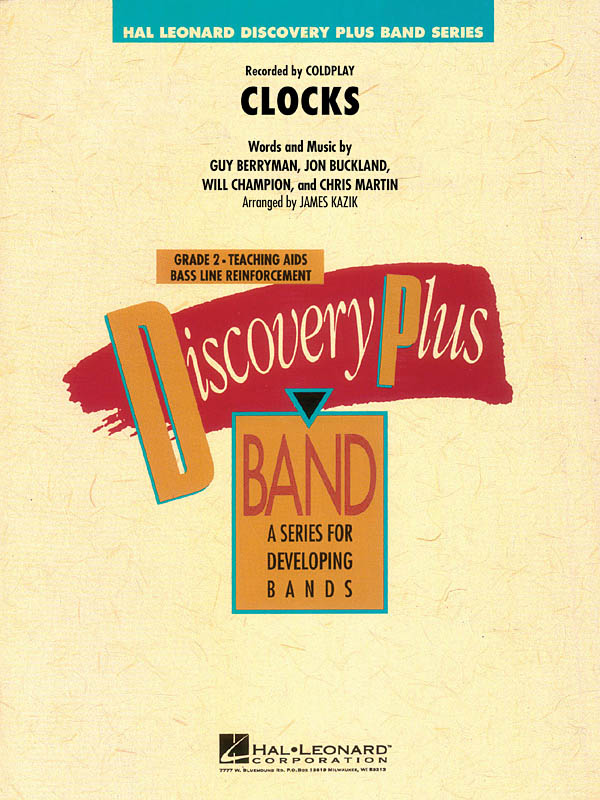 Clocks : Recorded by Coldplay