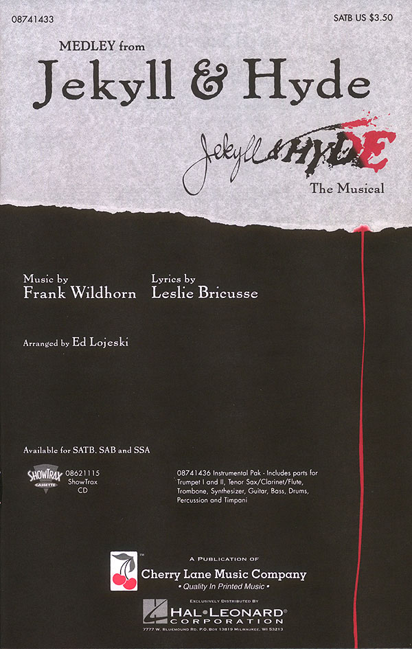 Frank Wildhorn: Medley From Jekyll & Hyde (SATB)