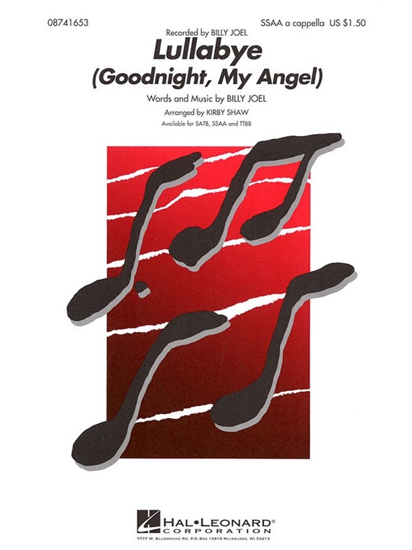 Billy Joel: Lullabye (Goodnight, My Angel) - SSAA
