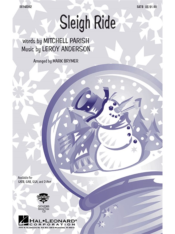 Leroy Anderson: Sleigh Ride (SATB)