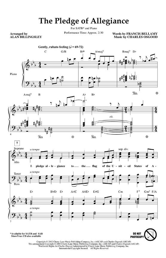 The Pledge of Allegiance
