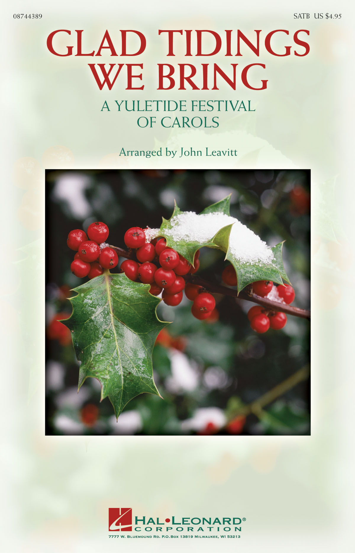 Glad Tidings we bring : A Yuletide Festival of Carols
