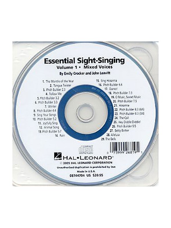 Essential Sight-Singing: Mixed Voices Volume 1 (Accompaniment CD)