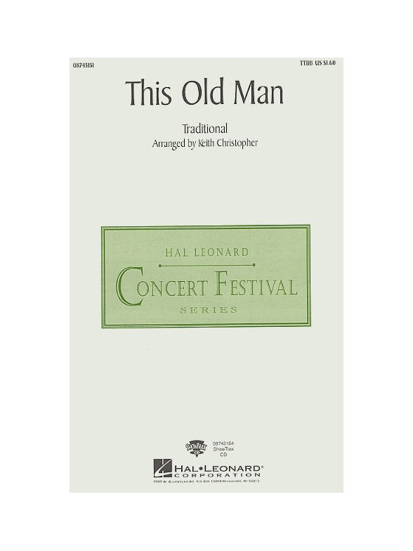 This Old Man (arr. Christopher) - TTBB