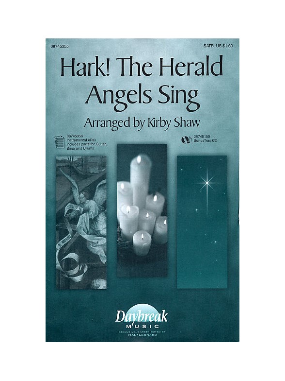 Hark! The Herald Angels Sing (Arr. Kirby Shaw - SATB)