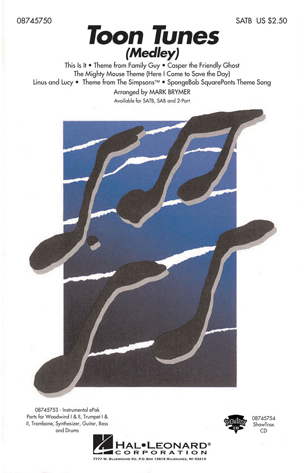 Toon Tunes (Arr. Brymer) (SATB)