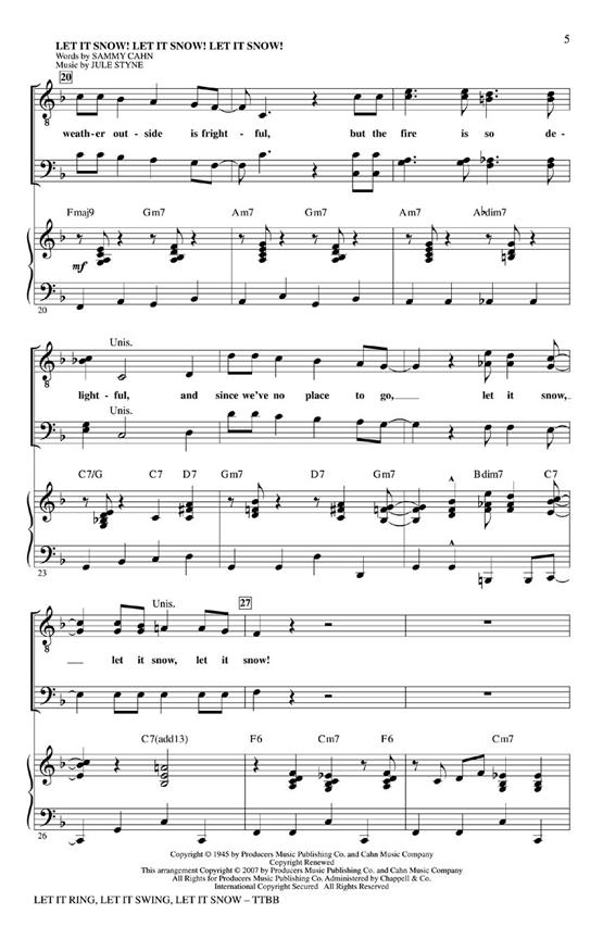 Let It Ring, Let It Swing, Let It Snow : (Medley)