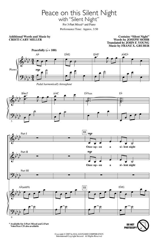 Peace on This Silent Night : with Silent Night