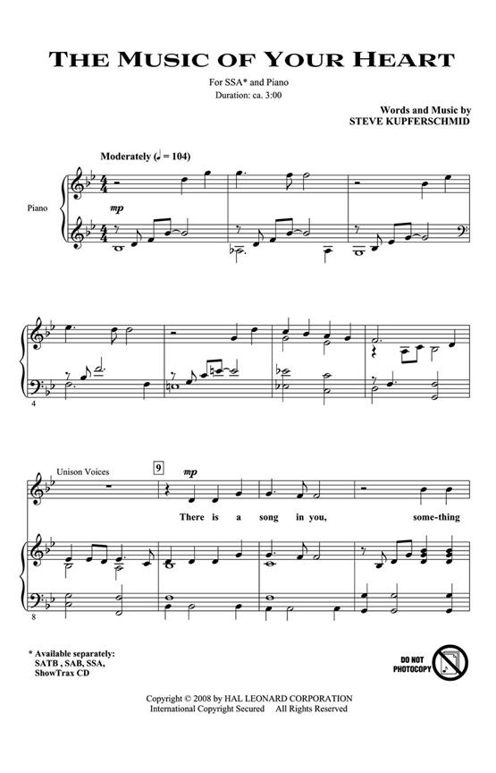 The Music of Your Heart