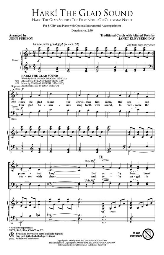 Hark! The Glad Sound : Medley