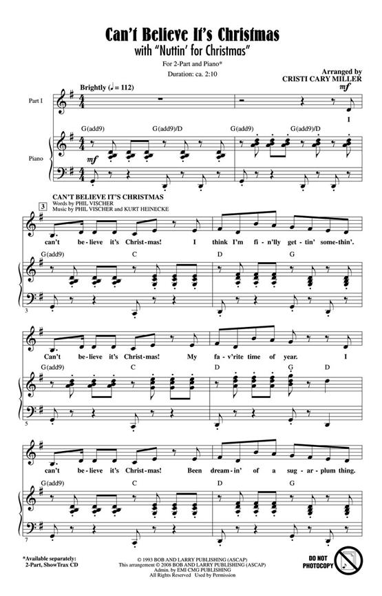 Can't Believe It's Christmas : with Nuttin' for Christmas