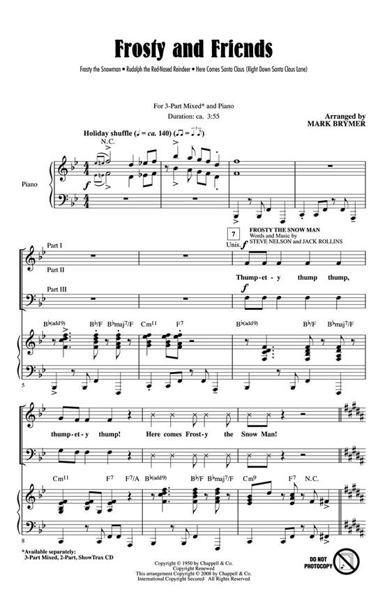 Frosty & Friends Medley (Arr. Brymer) (3-Part)