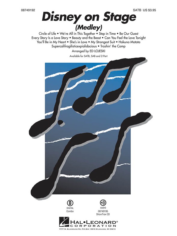 Disney On Stage - Medley (SATB/Piano)