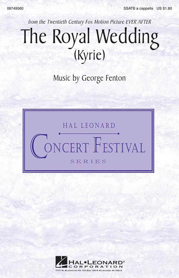 Fenton George The Royal Wedding Kyrie Ssatb A Cappella Choral